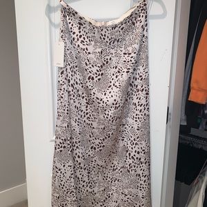 Wilfred Animal Print Midi Skirt